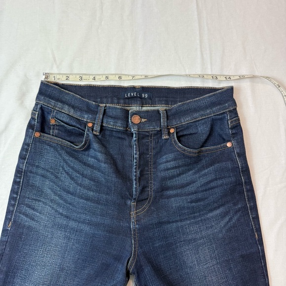 Level 99 Women’s Dark Blue Jeans Size 29 - Picture 8 of 11